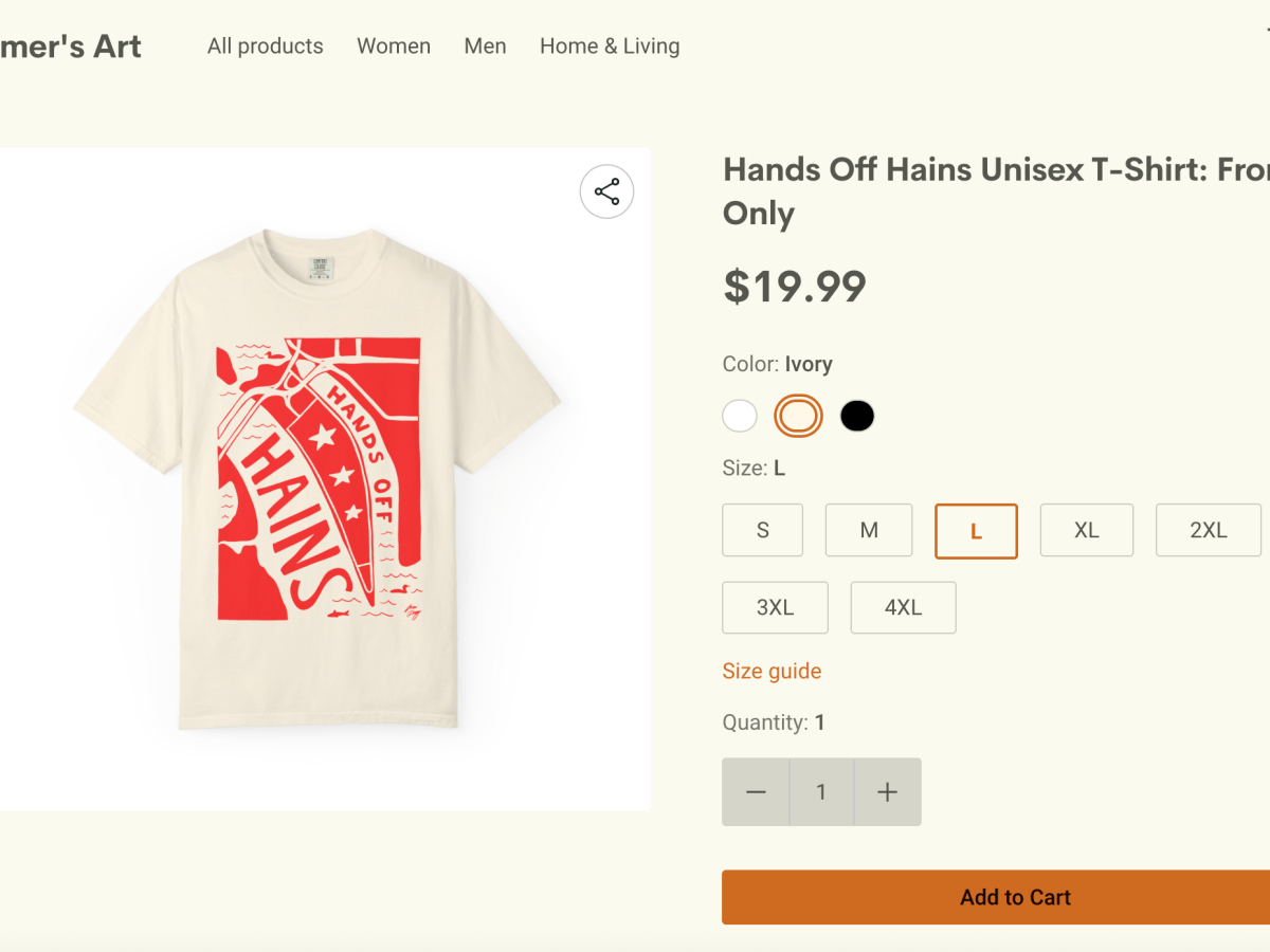 Hands Off Hains T-Shirt&nbsp;Design